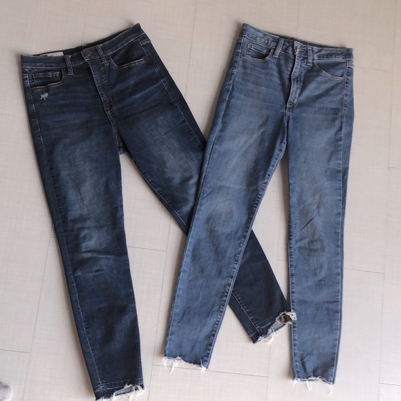 Gap jeans skinny jegging size 4 sky high rise bundle of 2 EUC - Picture 1 of 9